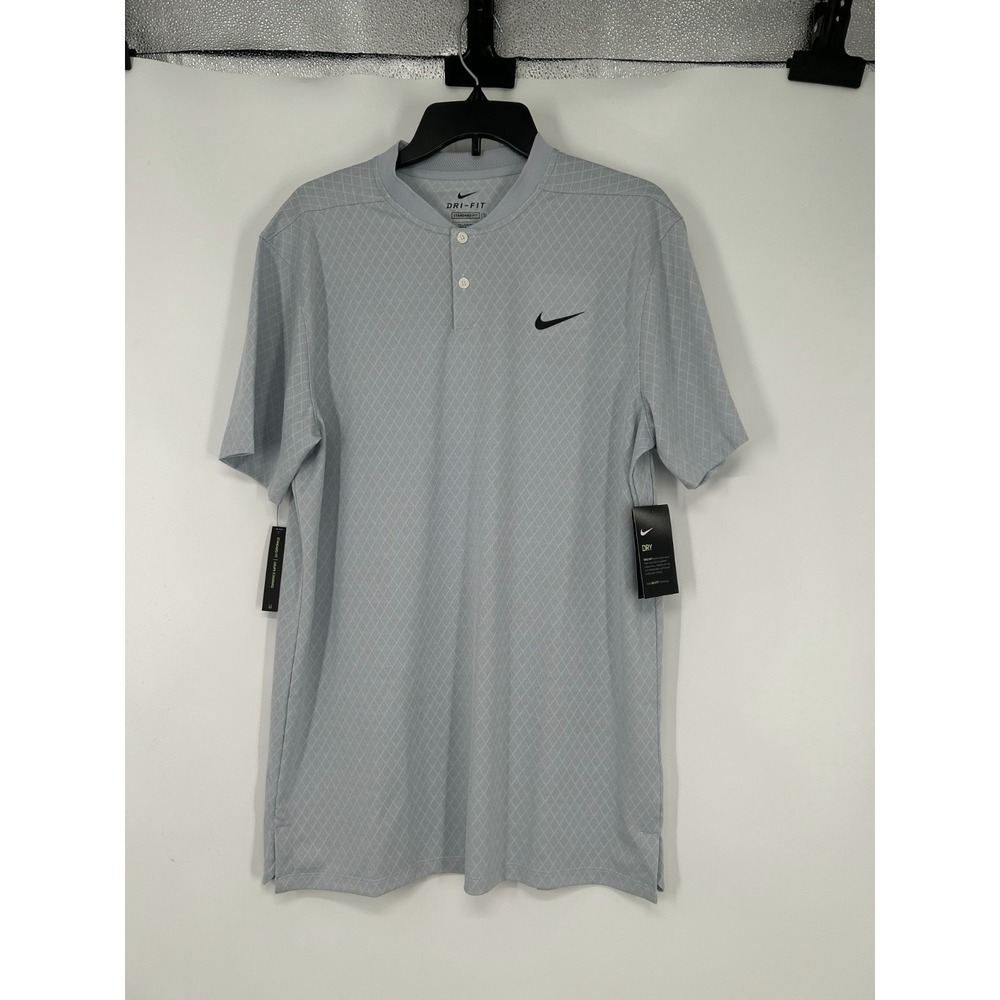Nike Vapor Golf Polo Shirt MT Medium Tall Textured Blade Dri Fit CI7911-042